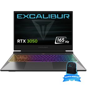 Resim Excalibur G870 i5-13420H 16GB 1TB 6GB RTX3050 165Hz 15.6" W11P Gaming Laptop G870.1342-BFJ0R-C 