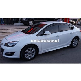 Resim Opel Astra J Mügen Cam Rüzgarlığı Sedan 2012-2019 Arası 4Lü N11.36097 