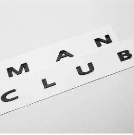 Resim 3d Abs Black Car Letters Clubman Logo Trunk Emblem Badge Decal For Mini Cooper S F54 R55 R 55 Jcw Clubman Sticker Accessories Çok Renkli 