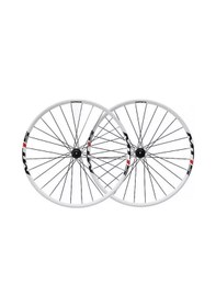 Resim Shimano Wh-mt15 Ön/arka 26''jant Seti Beyaz Qr-mandal Centerlock Disk Kaset Dişli Jant Seti 