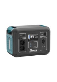 Resim Orbus 1200w Taşınabilir Güç Kaynağı 1132wh Kapasiteli Güç İstasyonu 