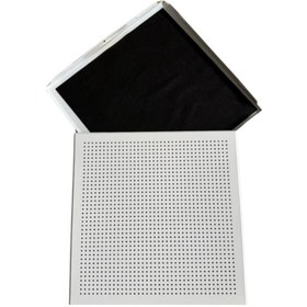 Resim 30 X 30 Clip-ın Metal Asma Tavan Tam Takım Alüminyum Sistemi 4 M2 