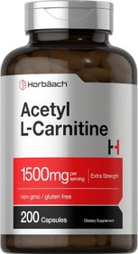 Resim Horbäach Acetyl L-Carnitine 1500mg 200 Caps 