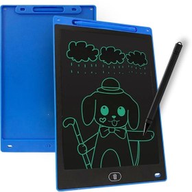 Resim Pemendo 12” Büyük Boy, Dijital, Çizim Yazı Tahtası, Çocuk Çizim Tablet, 12 Inç Ekran, Mavi 