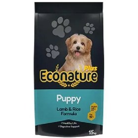Resim Econature Plus Puppy Kuzu Etli ve Pirinçli Yavru Köpek Maması 15 Kg 