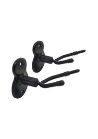 Resim Prestigegoods Keman Askısı - Duvara Monte Kanca, Viyola Askısı, Yay Kancalı Demir Taban 2'li Siyah Siyah 