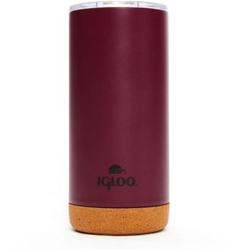 Resim Çelik Mug Termos - Igloo - Cork - 500ml - Bordo - 205695 