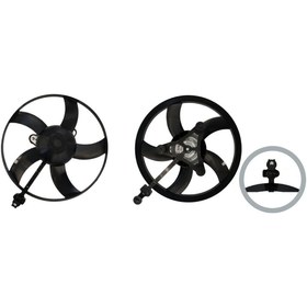Resim Volkswagen Polo Skoda Fabia 1 2 3 Rapid Roomster Seat Cordoba Ibiza 3 4 Toledo 4 1.0 1.2 1.4 1.6 1.9 SDI 2002 Sonrası Fan Motoru Davlumbazsız 302 Mm Yeni Model 