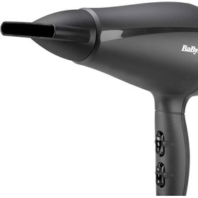 Resim Babyliss 2000W İtalyan Motor 3 Isı 2 Hız Ayarlı Yoğunlaştırıcı Başlıklı Saç Kurutma Makinesi Gri 5910E 