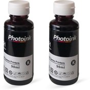 Resim PHOTOINK Hp Color Copier 155 2 Adet Siyah Photoink Mürekkep 