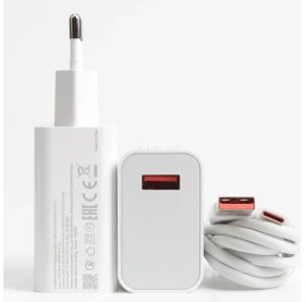 Resim Honor Telefon Uyumlu Şarj Aleti Type-C 33W-67W Turbo Hızlı Şarj Cihazı + Kablo 