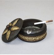 Resim Createtech Zanaat Yaratıcı Tay Tarzı Suntek Küllük Kapaklı Ahşap Hc 