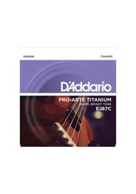 Resim Daddario Ej87c Concert Ukulele Teli Pro-arte Titanium 