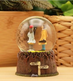 Resim Kış Masalı Işıklı Kar Küresi 