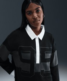 Resim Nike Sportswear Long-Sleeve Graphic Polo Top 