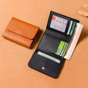 Resim Seyahat Cüzdanları Hafif Kompakt Billfold Kadınlar İçin Mini Kimlik Çantası Seyahat için Temel Bill ve Kart Tutucu Madeni Para Cüzdanı PU Kredi Kartı Cüzdanı 