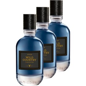 Resim Avon Wild Country Freedom Erkek Parfüm Edt 75 Ml. Üçlü Set 