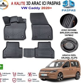 Resim Vw Caddy 3d Paspas Havuzlu Pro 2020 Sonrası 