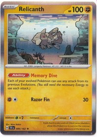 Resim Relicanth Holo 084/162 - Temporal Forces - Pokemon Kartı Mint 