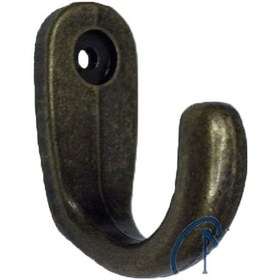 Resim Büyük Tekli Fincan Askı, Dekor Askısı - Antik, 12x23x30 Mm 