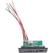 Resim Serfhyff 12V Bluetooth Mp3 Kod Çözücü Kart 50W Amplifikatör Dıy Home Dijital Ses Modülü Hoparlör Handfree Siyah Için USB (Yurt Dışından) 