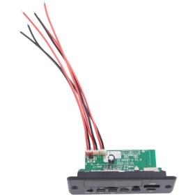 Resim Serfhyff 12V Bluetooth Mp3 Kod Çözücü Kart 50W Amplifikatör Dıy Home Dijital Ses Modülü Hoparlör Handfree Siyah Için USB (Yurt Dışından) 