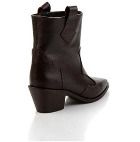 Resim Kahve Hakiki Deri Kadın Bot & Bootie K02140000303 Kahve 