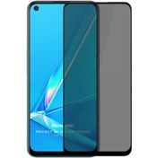 Resim Oppo A72 Privacy 5d Gizlilik Filtreli Cam Ekran Koruyucu Siyah Microsonic