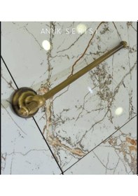 Resim İsaoğlu Yapı Havluluk Antil Gold Banyo Havluluk Vintage Tasarım Banyo Havluluk Mat Gold Gold 