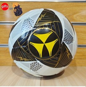 Resim Xuweiwei Profesyonel Yetişkin Futbol Topu Siyah Boyut 5 Yüksek Kaliteli Pu Deri Dikişsiz Termal Bağlama Patlamaya Dayanıklı Butil Kauçuk İç Tüp 14 Yaş Üzeri Siyah 