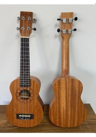 Resim Soprano Boy Maun Ağacı Üst Ukulele Karma Markalı 