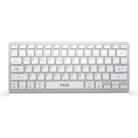 Resim Inca IBK-565BT Bluetooth 5.0 Şarj Edilebilir Akıllı Gümüş Klavye 