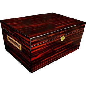 Resim Kahverengi 2 Katlı Humidor Puro Kutusu RC22 