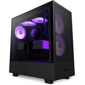 Resim Nzxt H Series H5 Flow CC-H51FB-R1 Siyah ATX Mid Tower Gaming Kasa Nzxt