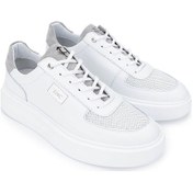 Resim Tamer Tanca Erkek Hakiki Deri Beyaz Sneakers & Spor Ayakkabı 352 22059 Erk Ayk Y25 Byz Dr/grı Suet Beyaz - Gri 