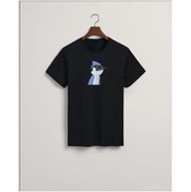 Resim MarkaTurko Sürekli Dizi Mordecai Baskılı Özel Tasarım Pamuklu Penye Unisex Çocuk T-shirt 105 