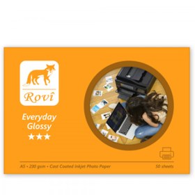 Resim ROVİ Fotoğraf Kağıdı () Everyday Parlak 230gsm A5 50yp 