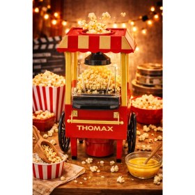 Resim Thomax Mısır Patlatma Makinesi Yağsız ve Sağlıklı Popcorn 