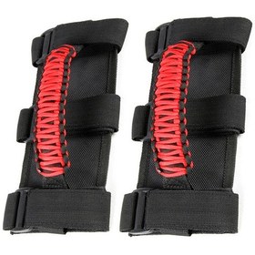 Resim Geeksen Jeep Wrangler İçin Sağlam 350lb Çekme Kapasiteli Kaymaz Tutma Kolları - 2'li Paket 