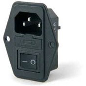 Resim OGESSAN POWER SOKET ERKEK IC-120 ANAHTARLI + FUSELİ KULAKLI C14 