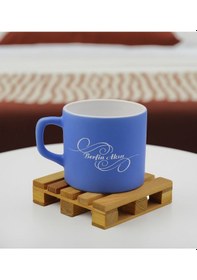 Resim Bk Gift Kişiye Özel İsimli Mavi Renkli Middle Çay & Kahve Fincanı-2, Arkadaşa Hediye, Sevgiliye Hediye, Doğum Günü Hediyesi Kobitmeyencom32502 Bk Gift 