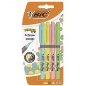 Resim Bic Fosforlu Kalem Markıng Highlıghter Grip Pastel Renkler 4 LÜ 964859 