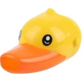 Resim Kendi Markanız® Çocuklar Için Eğitici ve Güvenli Musluk Uzatıcı Genişletici Başlık Aparatı Ördek Figürlü 