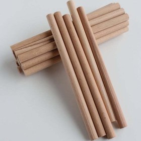 Resim Genel Markalar 24mm Çapında Tahta Çubuklar, 10'lü Set El Işi 30cm Çubuk 