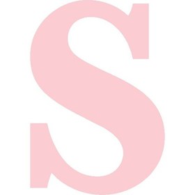 Resim Karton Harf Banner Pembe S 