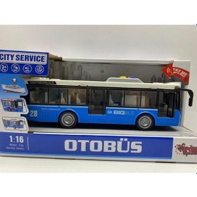Resim Oyuncak Otobüs Sesli Işıklı Kapılar Açılabilen Kaliteli Oyuncak Otobüs Okul Otobüsü Diğer 