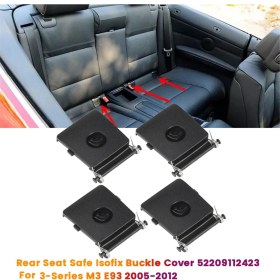 Resim Serfhyff 4 Adet Arka Koltuk Güvenli Isofix Toka Kılıfı 52209112423 A Için (Yurt Dışından) 