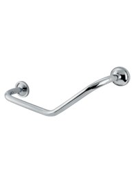 Resim Çelik Banyo Paslanmaz Pirinç Bella Küvet Tutamağı 40 Cm Gri 