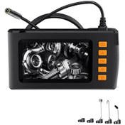 Resim Işıklı Endoskop Kamera, 4,3 İnç Lcd Ekranlı Hd 1080p Borescope 8 Led Işık, 16,4 Ft Sert Kablolu Ip67 Su Geçirmez Muayene Kamerası 