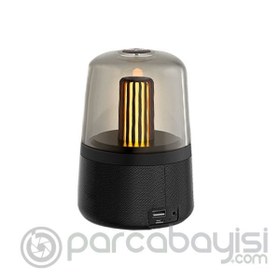Resim Ally BS585 Masaüstü Gece Lambası Bluetooth Hoparlör-SİYAH 